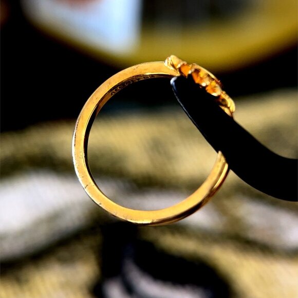 Pandora Gold Plated Celestial Sparkling Sun Ring - Picture 6 of 13